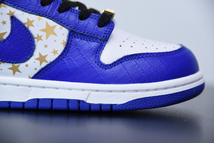 nike sb dunk low blue stars dh3228-100
