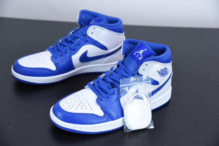 air jordan 1 mid “hyper royal” 554724-114