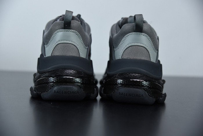 balcia triple s sneaker clear sole dark grey