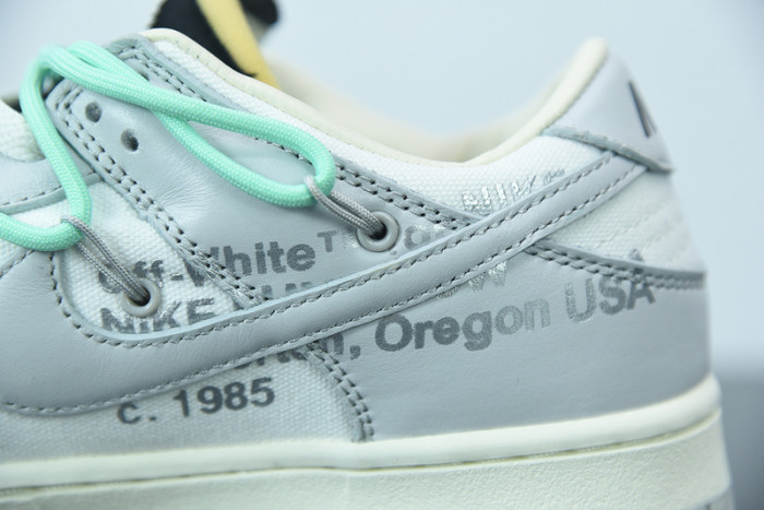 off-white x nike sb dunk low 04 of 50 ow white grey green dm1602-114