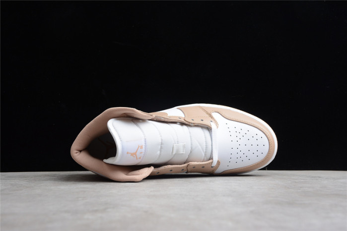 air jordan 1 mid tan gum 554724-271