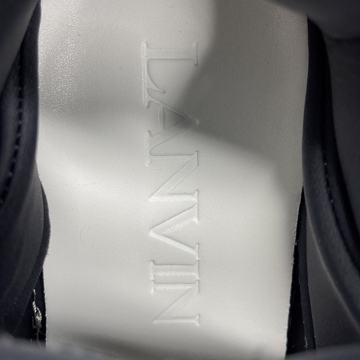 lanvin leather curb black