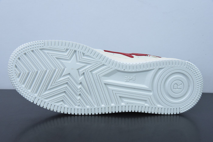 bape sk8 sta paint beige