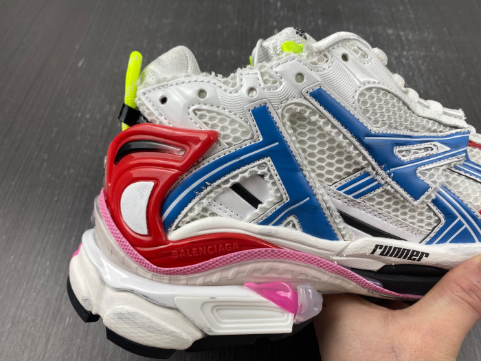 balcia runner white red blue