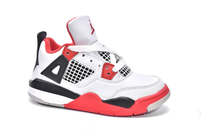 air jordan 4 retro ps fire red kids