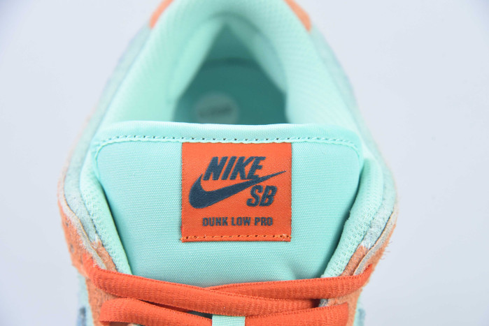 nike dunk low orange and emerald rise