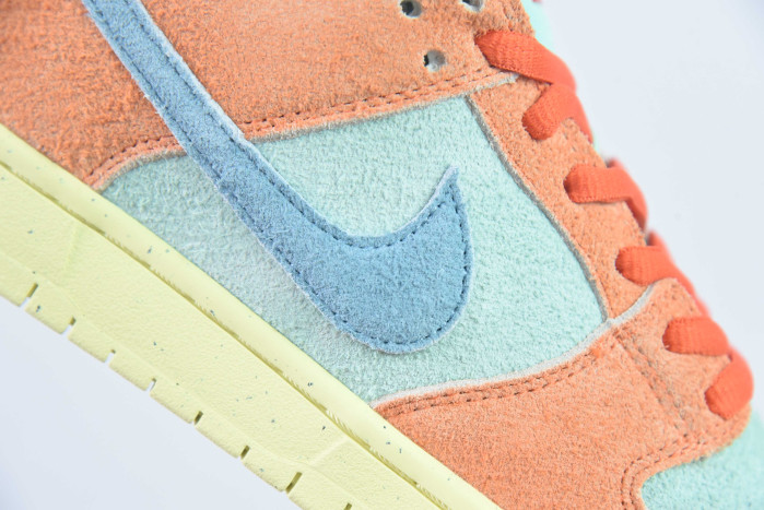 nike dunk low orange and emerald rise