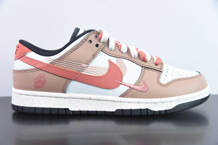 nike sb dunk low ”multi color“ pink white fd4623-154