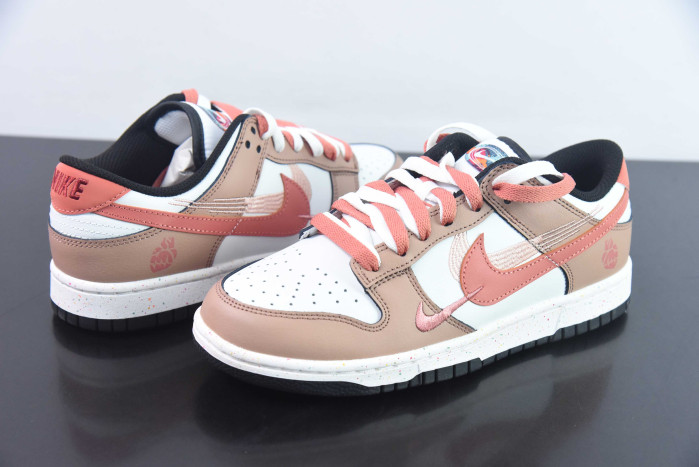 nike sb dunk low ”multi color“ pink white fd4623-154