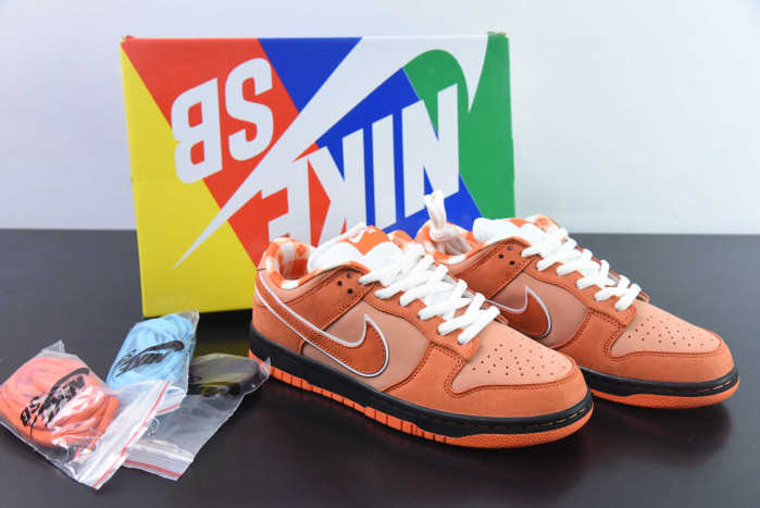 nike sb dunk low concepts orange lobster fd8776-800