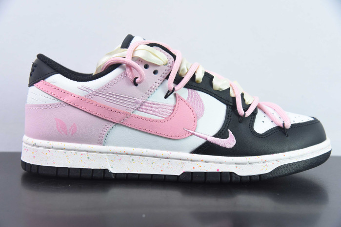 nike sb dunk low ”multi color“ pink black fd4623-155