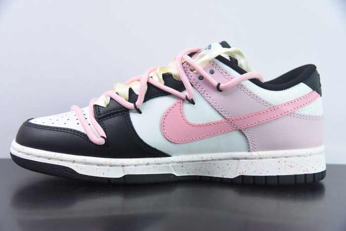 nike sb dunk low ”multi color“ pink black fd4623-155