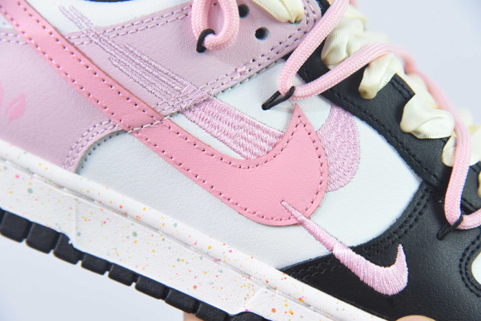nike sb dunk low ”multi color“ pink black fd4623-155