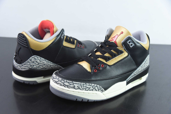 air jordan 3 black gold ck9246-067