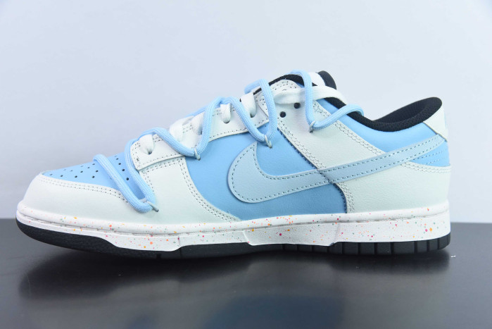 nike sb dunk low ”multi color“ blue white fd4623-156