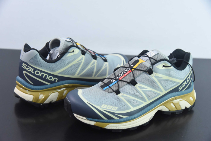 salomon xt-6 blue yellow