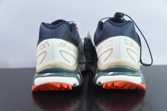 salomon xt-6 deep teal biking red