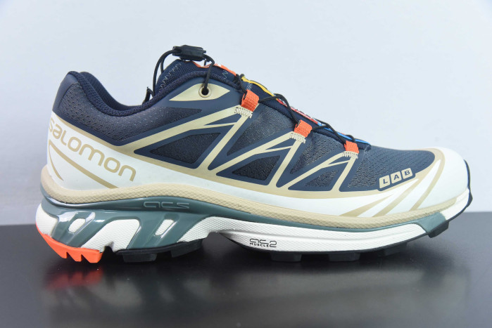 salomon xt-6 deep teal biking red