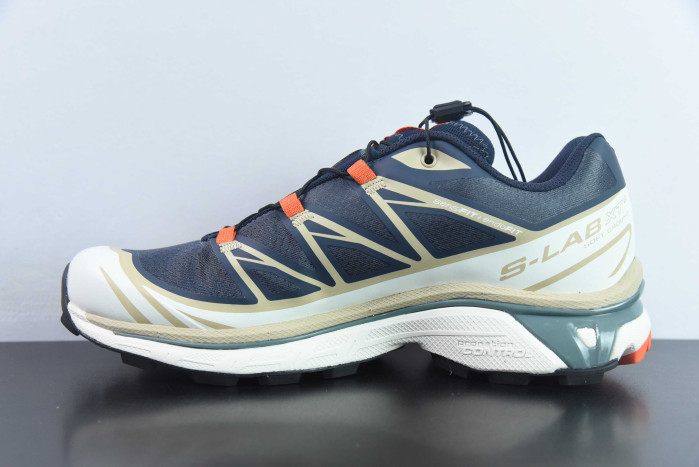 salomon xt-6 deep teal biking red