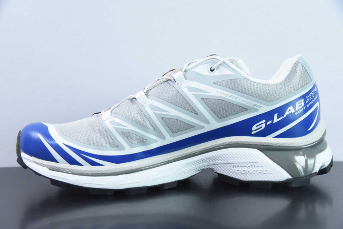 salomon xt-6 blue white grey