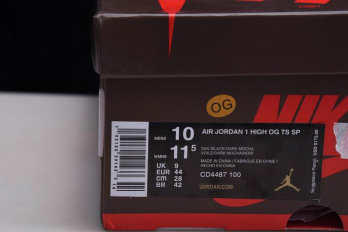 travis scott x air jordan 1