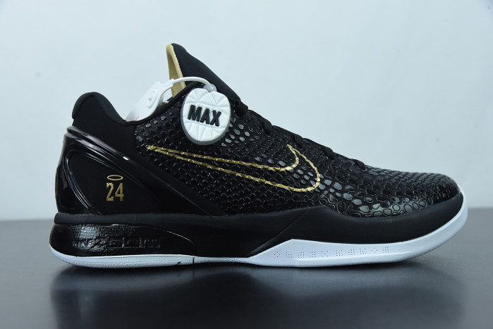 nike kobe vi protro 6 mamba black metallic gold kb0824-127