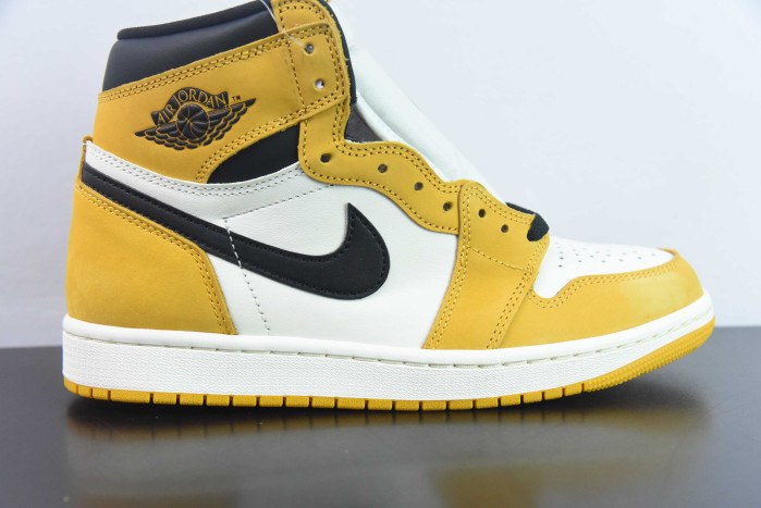 air jordan 1 retro high og "yellow ochre" dz5485-701