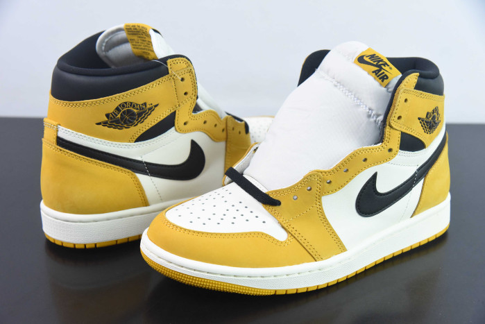 air jordan 1 retro high og "yellow ochre" dz5485-701