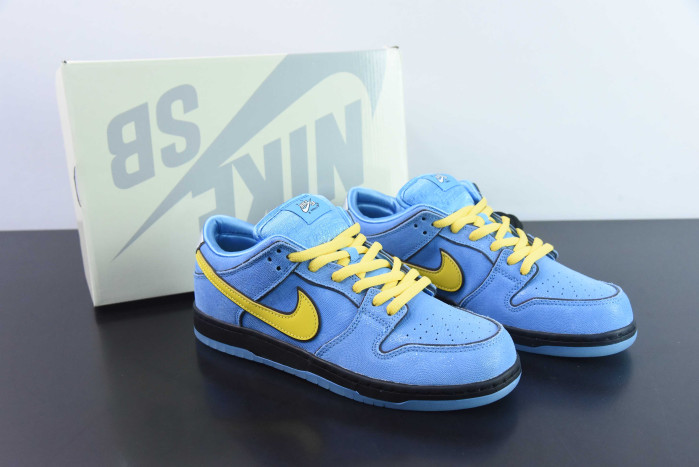 nike dunk low x the powerpuff girls “bubbles” fz8320-400