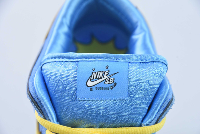 nike dunk low x the powerpuff girls “bubbles” fz8320-400