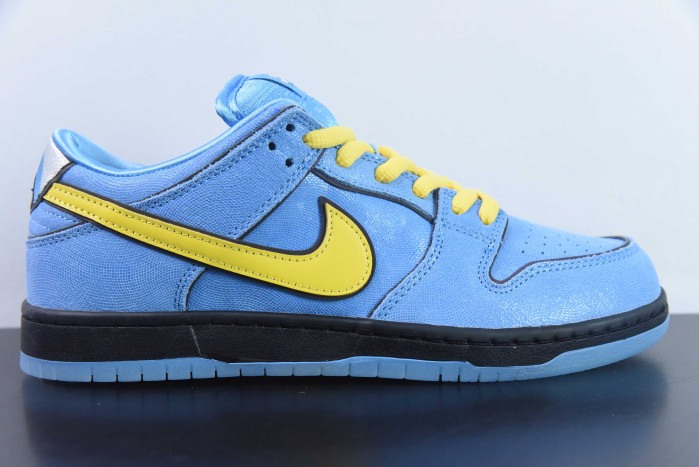 nike dunk low x the powerpuff girls “bubbles” fz8320-400