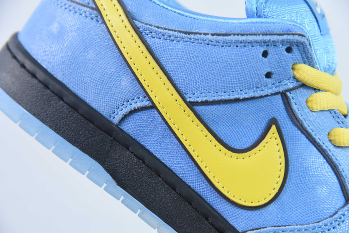 nike dunk low x the powerpuff girls “bubbles” fz8320-400