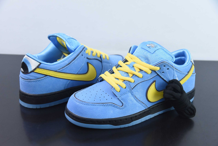 nike dunk low x the powerpuff girls “bubbles” fz8320-400