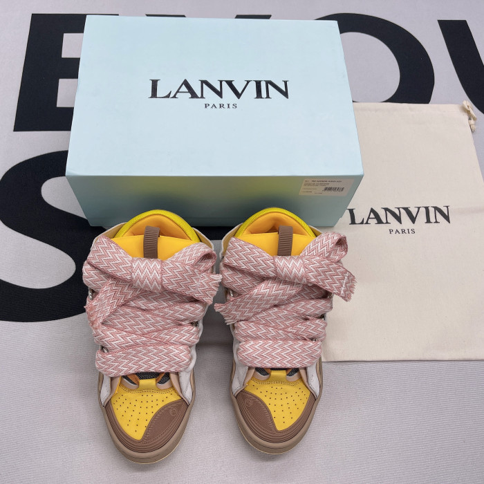 lanvin leather curb beige yellow h200509