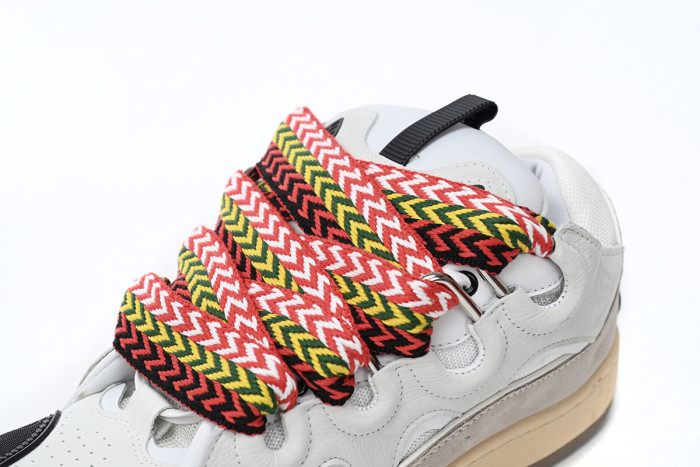 lanvin leather curb white ivory