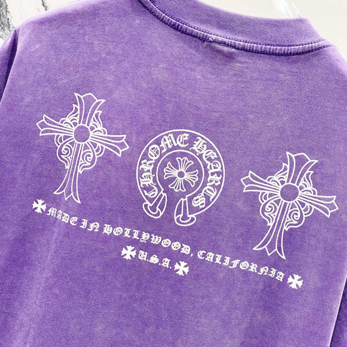 Chrome Hearts Short Sleeve Shirt The make old cross-shaped letters CP00110
