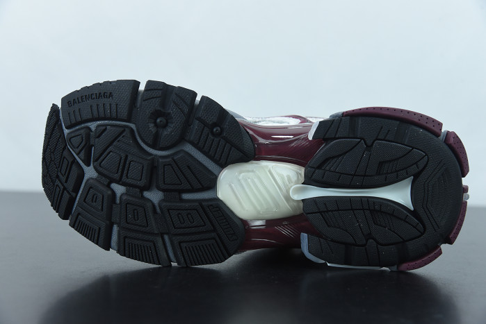 balcia runner white dark red grey