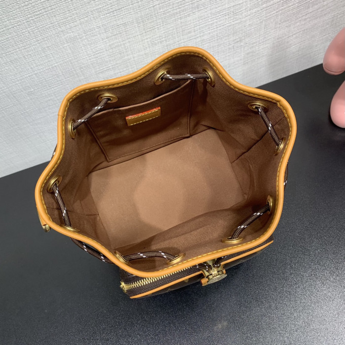 Louis Vuitton LV Monogram Brown Noé Cargo Bucket bag M14017