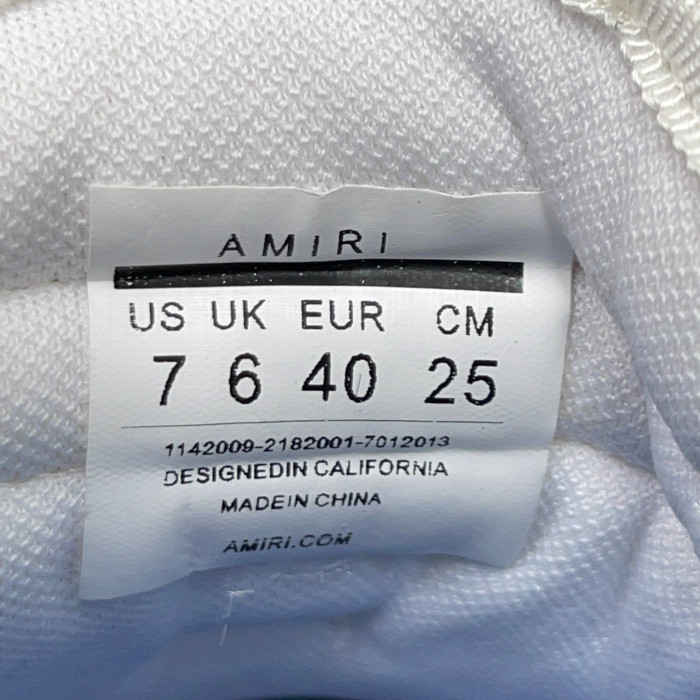 AMIRI Skel Top Low Sneaker