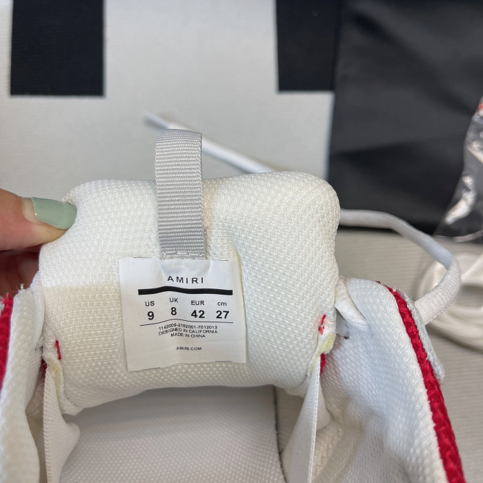 AMIRI Bone Runner Skel Top Low Sneaker