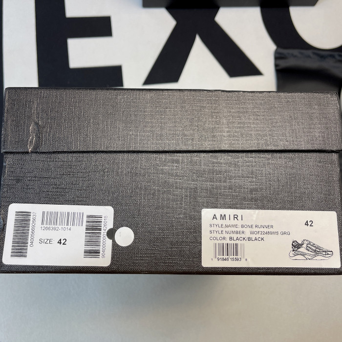 AMIRI Bone Runner Skel Top Low Sneaker