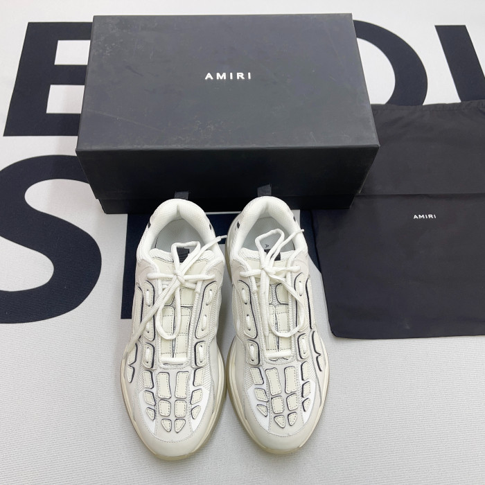 AMIRI Bone Runner Skel Top Low Sneaker