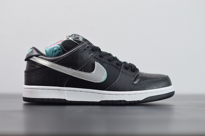 nike sb dunk low Di*m*nd s*pply co black Di*m*nd bv1310-001